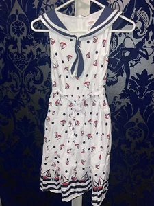 Vintage Sunny Fashion Boat Girl's Dress Size 12 (HOME45) - Picture 1 of 4