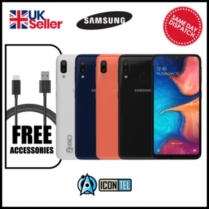 Samsung Galaxy A20e Dual SIM 32GB Unlocked Black White Blue Grade A Condition - Afbeelding 1 van 4