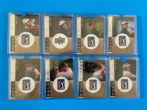 2021 Upper Deck Golf Artifacts Ball Marker Relics Lot (8) Collect All PGA LPGA - Picture 1 of 6