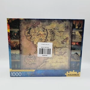 The Lord Of The Rings 1000 Piece Middle Earth Map Jigsaw Puzzle 20" x 28" - Picture 1 of 10