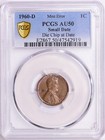 ERROR 1960D SMALL DATE w/Die Chip in Date PCGS AU50! These are RARE...