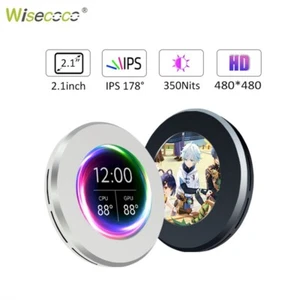 2.1 Inch IPS USB Dynamic Round Water Cooling Monitor DIY PC Case Secondary LCD - Picture 1 of 12