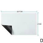 Small Magnetic Whiteboard For Fridge A4/A5 Dry Wipe Mini Board White Board L8T9