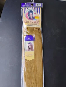 100% Human Hair Extension - 14" - Milky Way Yaky Weave. Color 27 - Picture 1 of 4