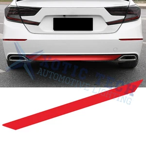 JDM Red KK Vinyl Rear Bumper Moulding Stripe Sticker For Honda Accord 2018-2022 - Picture 1 of 7