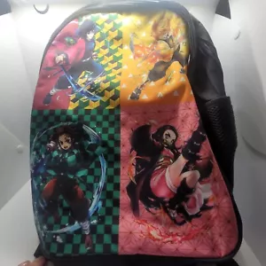 Anime Backpack with Pencil Case 4 Demon Slayers Multi Color - Picture 1 of 16