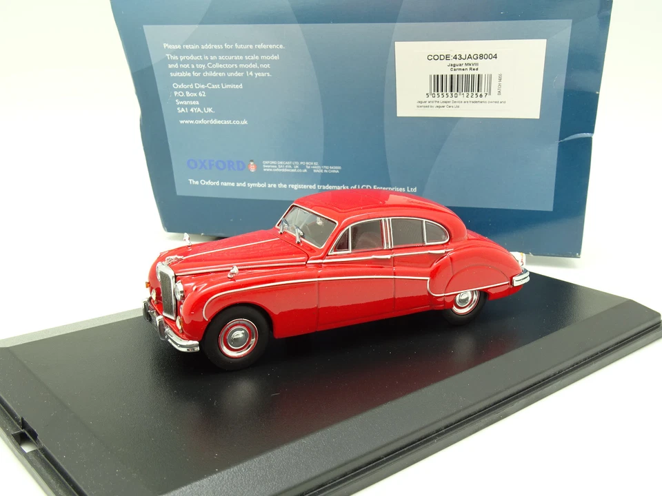 Oxford 1/43 - Jaguar Mkviii Carmen Red - Immagine 1 di 1