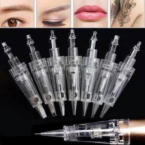 50 piezas Cartucho de bayoneta Aguja de tatuaje Aguja para maquillaje de cejas - Imagen 1 de 18
