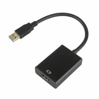 HD 1080P USB 3.0 to HDMI Video Cable Adapter For PC Laptop HDTV LCD TV Converter