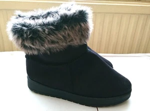 Faux suede fleece lined ankle Boots Size UK 6 EU 39 US 8 - Bild 1 von 6