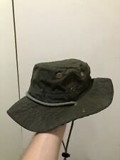 Vintage Parktown Original Waxed Cotton Canvas Digger Hat Cap M Made in Canada