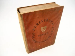 Książka adresowa Hallesches Katalog miasta Halle Saale 1950 - Zdjęcie 1 z 6