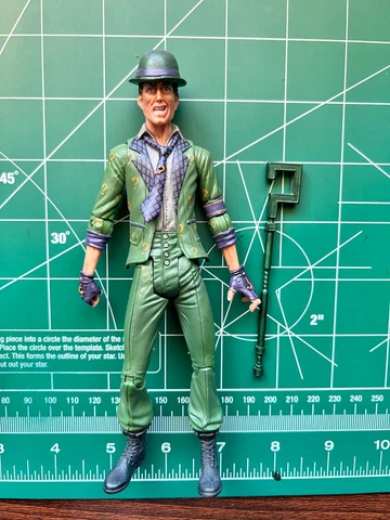 DC Collectibles Direct Batman Arkham City The Riddler Loose Complete Cover