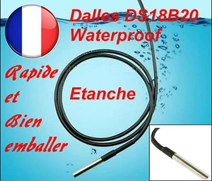 Capteur DS18B20 Waterproof pour Raspberry Pi ou Arduino - Picture 1 of 1