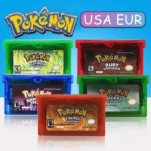 Cartucho Pokemon Serie GBA Multi Idioma Esmeralda Rubí Zafiro - Imagen 1 de 14