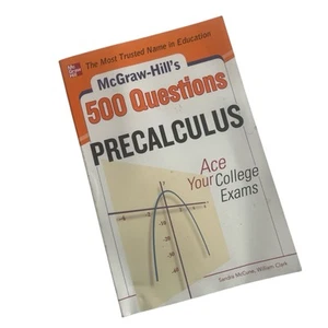 McGraw-Hill's 500 College Precalculus Q- Sandra McCune, 9780071789530, paperback - Picture 1 of 8