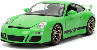 FAST FURIOUS Modello Auto PORSCHE 911 GT3 997 1:24 Die Cast Jada - Immagine 1 di 4