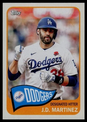 2023 Topps Archives #106 J.D. Martinez Los Angeles Dodgers - Image 1 of 2