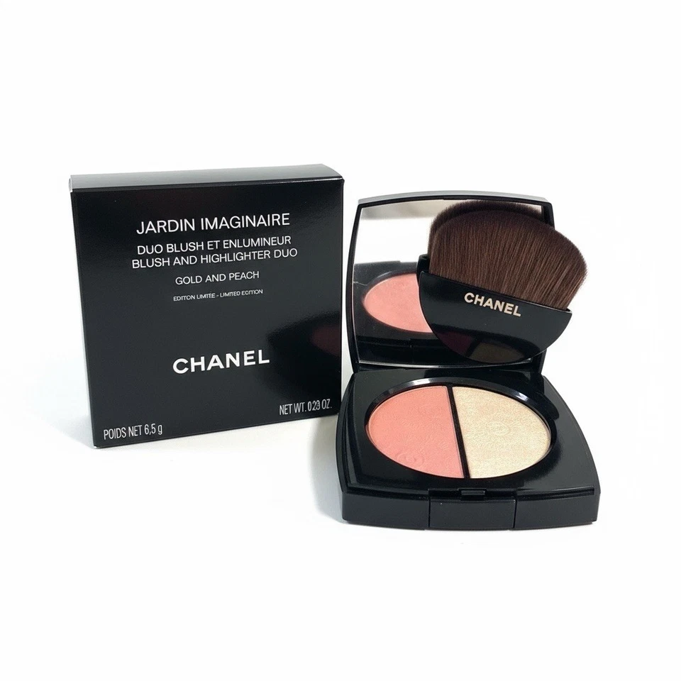 Chanel JARDIN IMAGINAIRE Blush & Highlighter duo Gold & Peach. Limited Edition - Image 1 of 1
