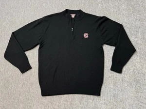 South Carolina Gamecocks Sweater Mens Medium Black 1/4 Zip Pennington Bailes - Picture 1 of 8