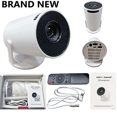 Mini Projector 10000 Lumen LED 4K 1080P WiFi Bluetooth UHD Portable Home Theater - Image 1 of 4