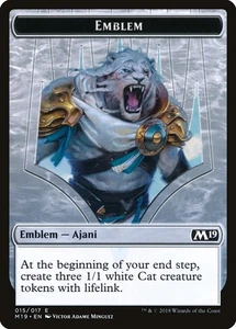 Ajani, Adversary of Tyrants Emblem (015) Core Set 2019 M19 MTG Magic - Picture 1 of 1