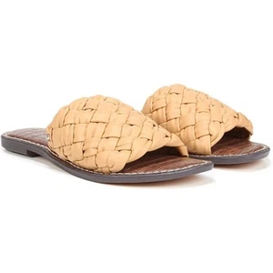 NUEVAS Sandalias Sam Edelman Griffin Tejidas de Cuero Tostado, Talla 5, Precio de venta sugerido por el fabricante $126 - Imagen 1 de 13