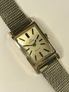 Omega Geneve Damen Vintage 1970’s Gold Tank Watch - 511.357 - Bild 1 von 9
