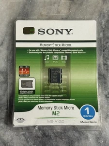 Sony 1GB Memory Stick Micro M2 Card (MS-A1GD) - Picture 1 of 2