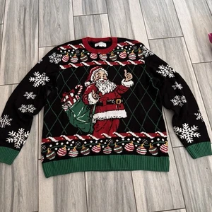 Suéter Feo Navidad Unisex Adulto Michael Gerald Novedad Papá Noel Talla 2XL - Imagen 1 de 5