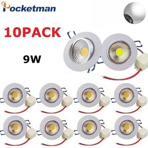 10PCS 85-265V Ceiling Spot LED Downlight Round Recessed Lamp Bedroom Kitchen - Picture 1 of 8
