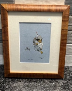 Jerome Tiger ‘66 “Tough Time” Art Print Native American Western Framed 8x10 - Picture 1 of 7