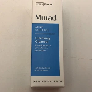 SEALED NEW Murad Acne Control Clarifying Cleanser, Normal/Oily, 0.5 oz, Mini - Picture 1 of 5