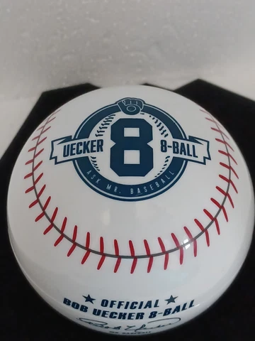 2017 ~ MILWAUKEE BREWERS ~ BOB UECKER Ask MR. BASEBALL Magic 8-BALL Cover