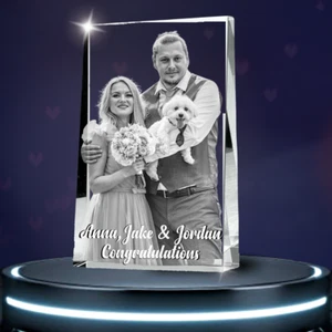 Pet Gift, Pet Memorial Gift, Glass Crystal - Valentine Gift Ideas Memorial Gift - Picture 1 of 9