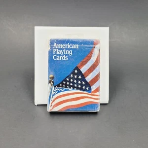 US PLAYING CARD CO America Playing Cards SEALED Vintage US Flag Poker Size - Bild 1 von 4