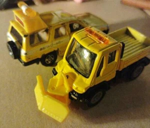 Tomica restock Unimog snowplow and surf patrol car set of 2 cars SET #PF4J01 - Picture 1 of 5