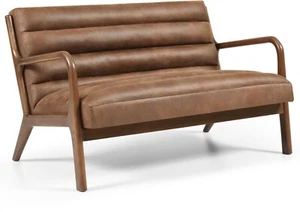 Inca Brown 2 Seater Sofa Chair - Picture 1 of 5