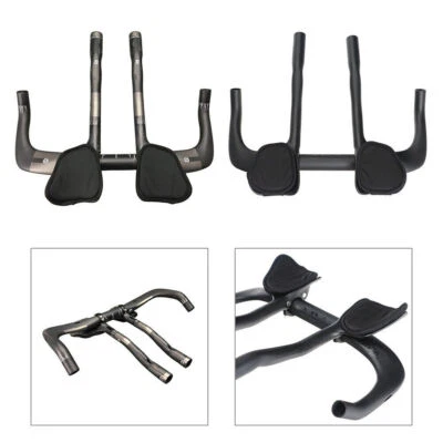TOSEEK Kohlefaser Lenker Rennrad Drop Bar Aero Bar Set 31,8 * 380m-460mm - Bild 1 von 4