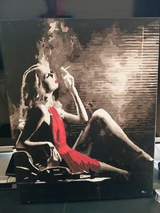 Malen nach Zahlen - FERTIGBİLD 40 X 50 cm. Leinwand auf Rahmen. - Bild 1 von 3