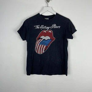 Vintage The Rolling Stones Shirt Raglan 1980s 80s mick jagger keith Size Medium - Picture 1 of 8