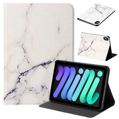 Funda inteligente de cuero con soporte de mármol para iPad 7ª/8ª generación 10,2"/Pro 11"/mini 6 Foto 1 de 4
