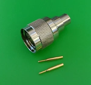 (1 PC) TWIN AX FEMALE CONNECTOR- USA Seller - Picture 1 of 3