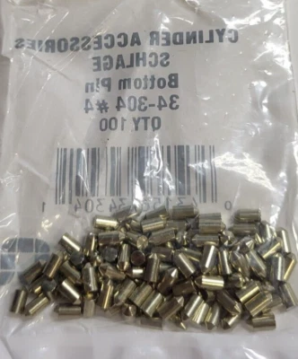 (100-Pk) Schlage Allegion Everest Series Bottom Pin Nickel Silver #4 34-304