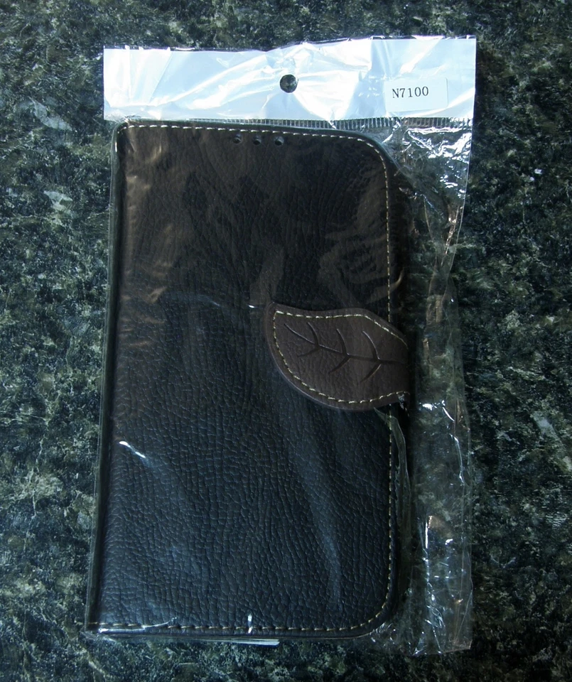 #6884 NICE NEW WALLET FLIP CASE FOR SAMSUNG GALAXY NOTE PHONE N7100 - Image 1 of 4