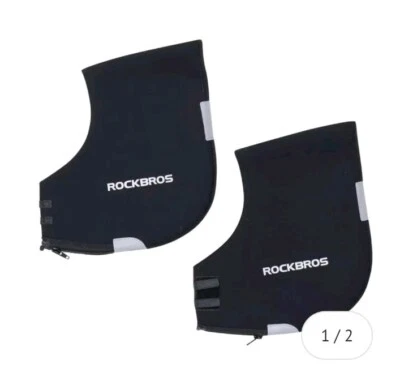 Mitones de manillar de neopreno para bicicleta ROCKBROS invierno ciclismo  Foto 1 de 4