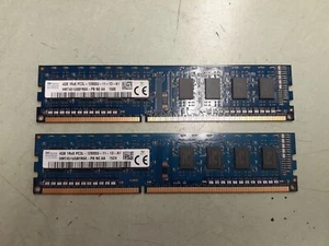 SK Hynix 8GB (2x4GB) PC3L-12800U DDR3 Optiplex Desktop Memory HMT451U6BFR8A-PB - Picture 1 of 3
