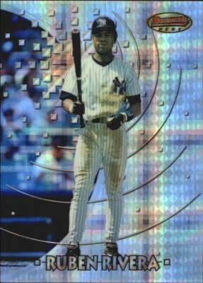 1997 Bowman's Best Preview Atomic Refractor #14 Ruben Rivera - NM-MT - Image 1 of 2