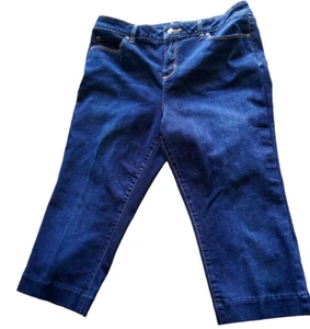 Liz Claiborne Capris Girl Friend Straight Leg Mid Rise Size 12 - Picture 1 of 8