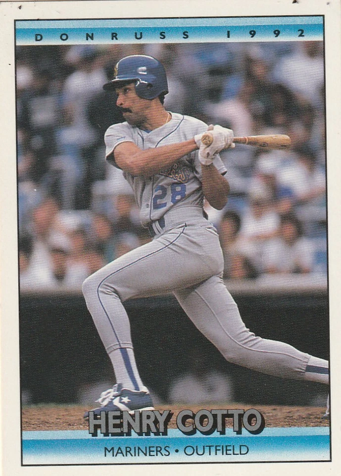 FREE SHIPPING-MINT-1992 Donruss Henry Cotto #356 MARINERS PLUS BONUS CARDS - Image 1 of 1